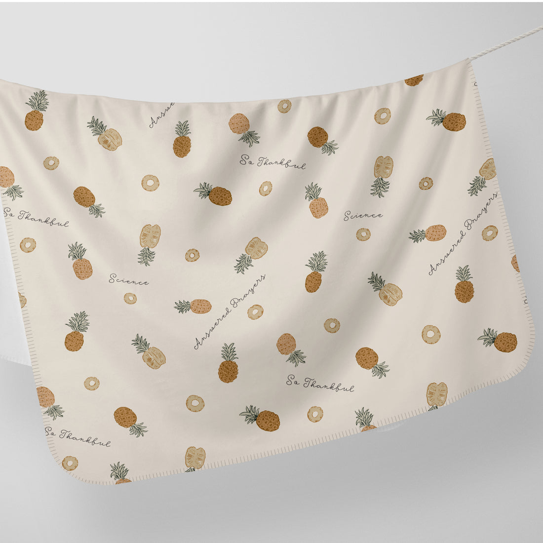 Pineapple Infertility Awareness Stretchy Swaddle