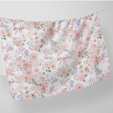 Pretty in Pink Baby Swaddle