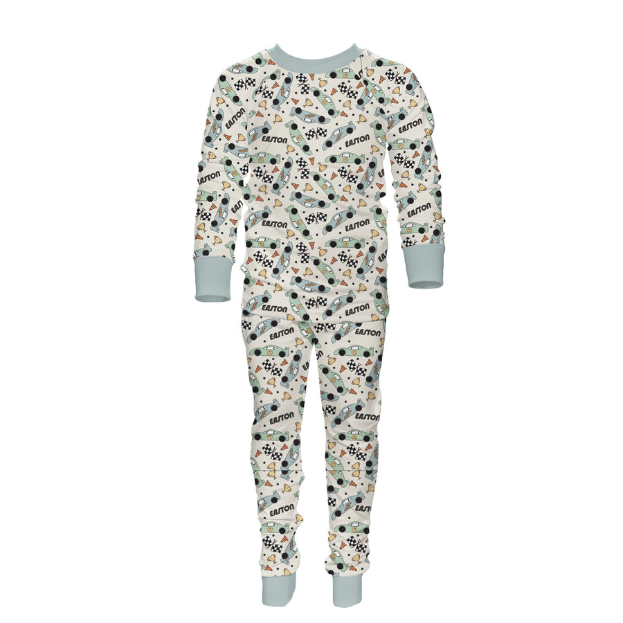 Race Car Personalized Boys Pajamas
