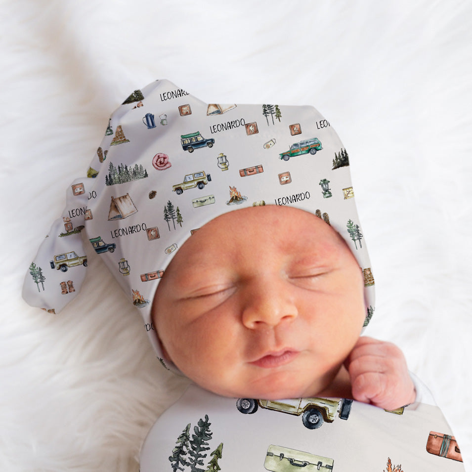 National Parks Personalized Keepsake Baby Blanket Satin Bound Outdoor Adventure Nursery Gift