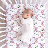 Silly Goose Coquette Crib Sheet
