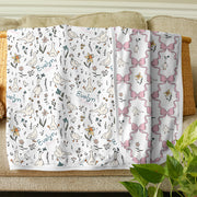 Silly Goose Baby Girl Swaddle Blanket