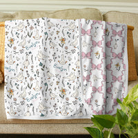 Silly Goose Baby Girl Swaddle Blanket