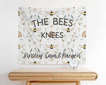 Bee's Knees Tapestry Banner for Kids