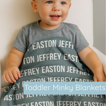 Minky Toddler Blankets