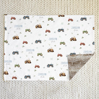 Tractor Days Baby Deluxe Blanket