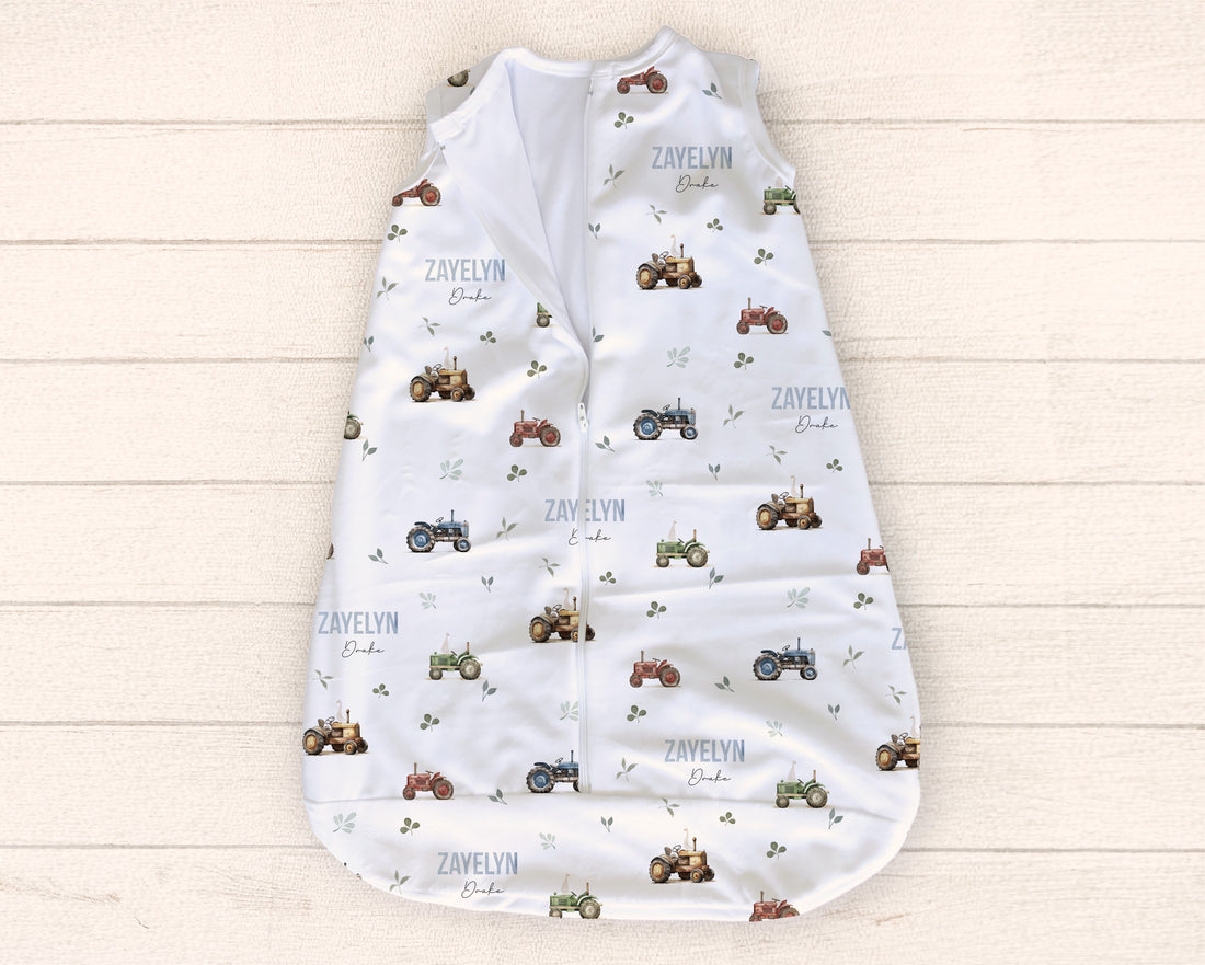 Tractor Days Baby Sleep Sack