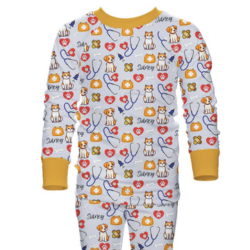 Veterinary Personalized Kids Pajamas