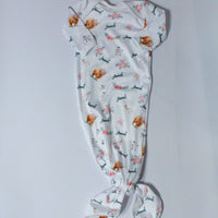 Oopsy - Hannah Baby Gown & Hat with Bow