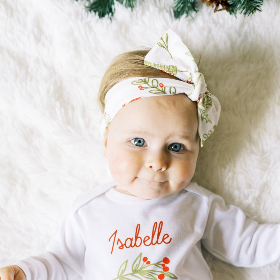 Baby's First Christmas Hat or Headband