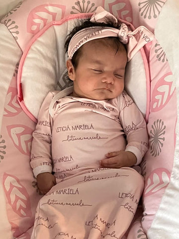 Knotted Baby Gown – Soft Baby Sleepwear With Tie-Close Bottom For Newborns