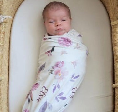 Plum Perfect Stretchy Swaddle