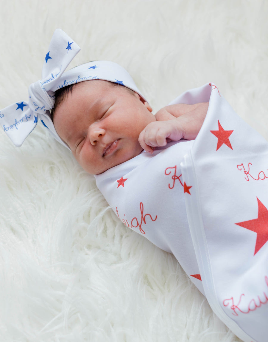Patriotic Stars Keepsake Blankie
