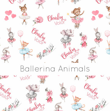 Ballerina Animals Minky Deluxe Fur Throw