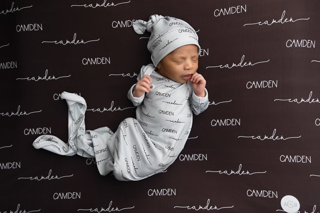 Camden Stretchy Swaddle Chocolate Brown