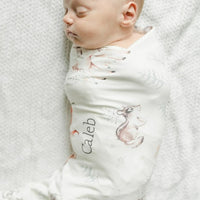 James' Forest Stretchy Swaddle