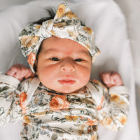 Emily Floral Knotted Baby Gown