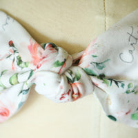 Rosie Posie Floral Knotted Baby Gown