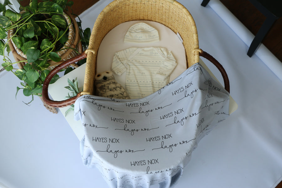 Camden Stretchy Swaddle Light Gray