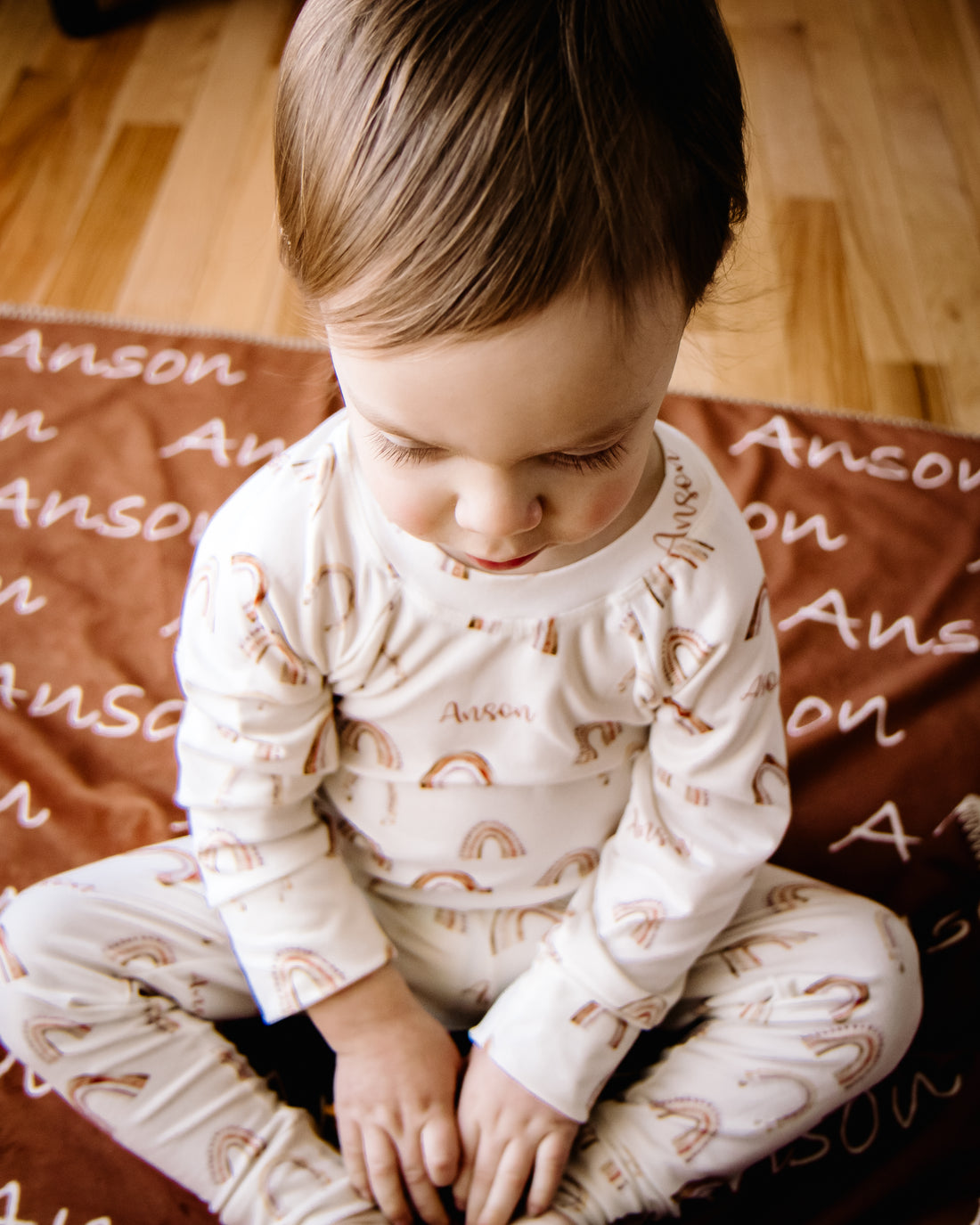 Boho Rainbows Pajamas  - Short or Long Sleeve (3 months to kids 14)