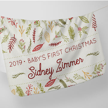 Baby's First Christmas Stretchy Swaddle