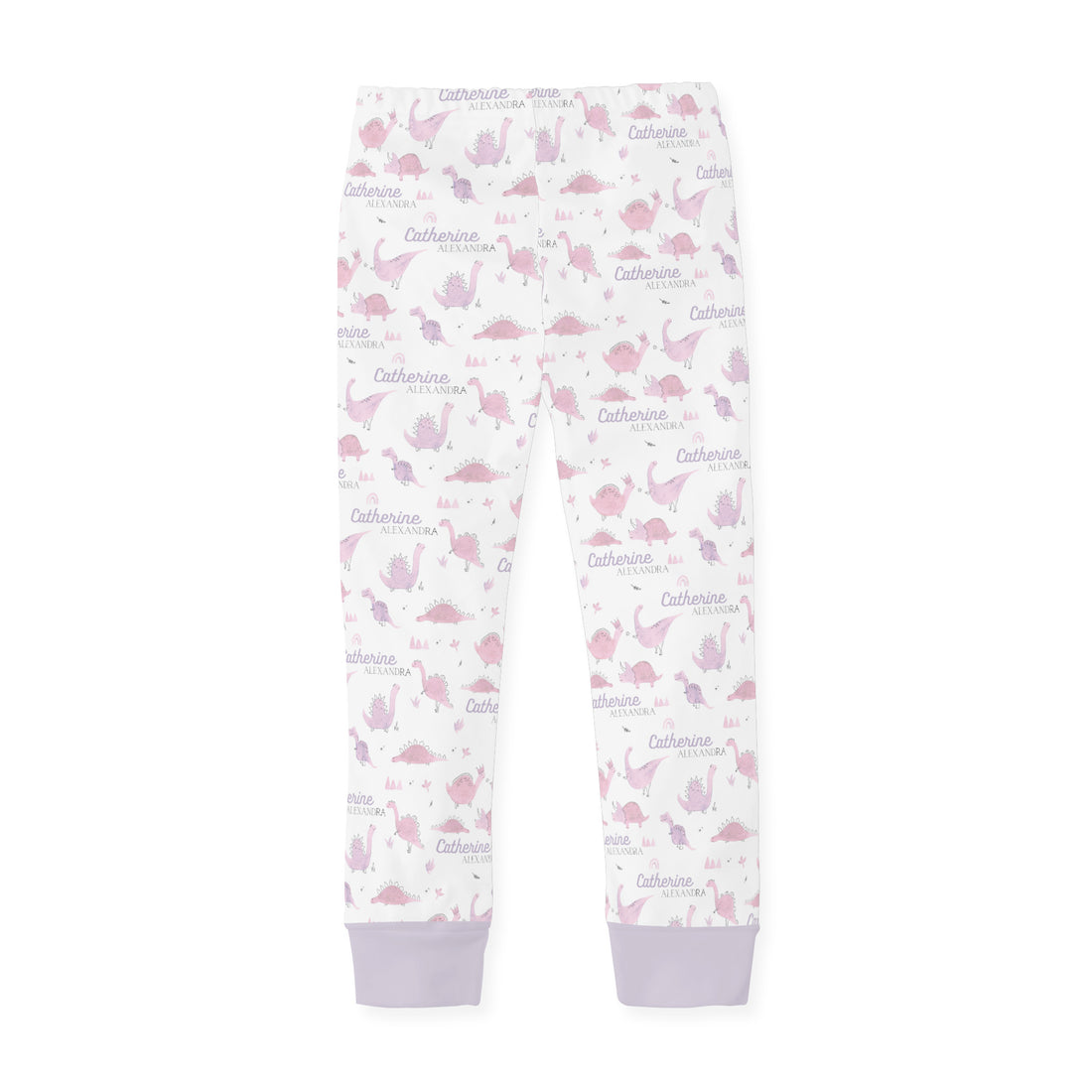 Pink Dinos Pajamas  - Short or Long Sleeve (3 months to kids 14)