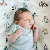 Winnie the Pooh Baby Deluxe Blanket (Boy and Girl Options)