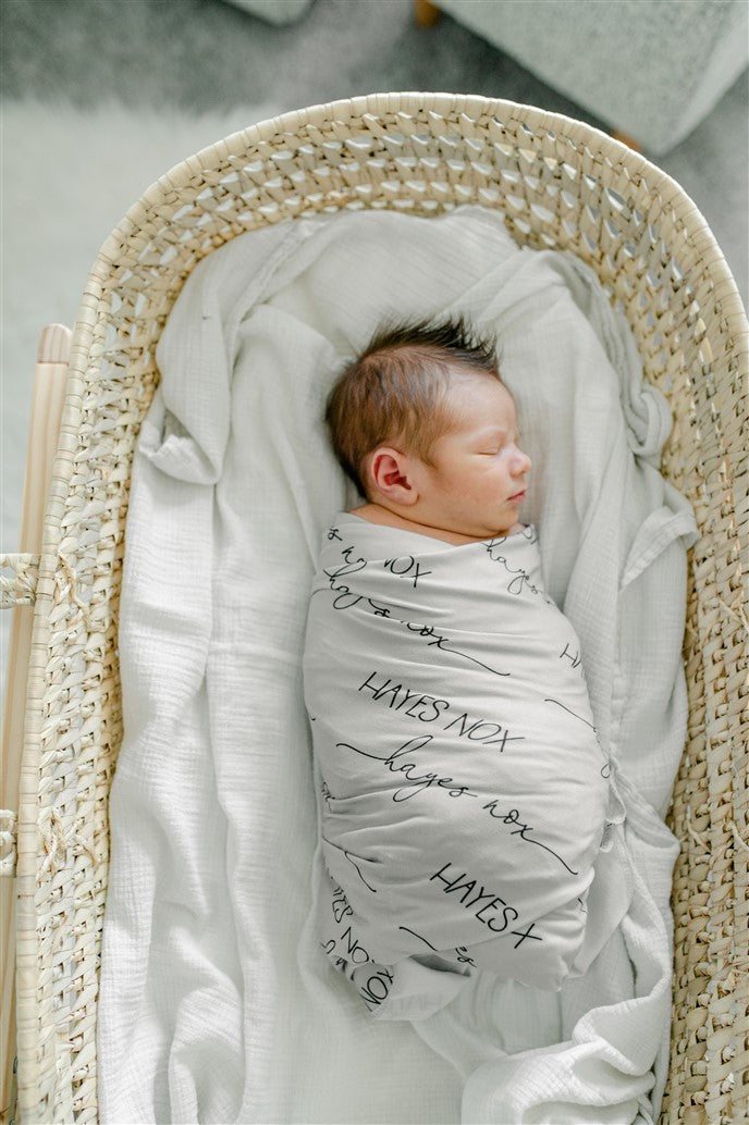 Camden Stretchy Swaddle Light Gray