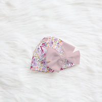 Amelia's Pink Floral Hat or Headband