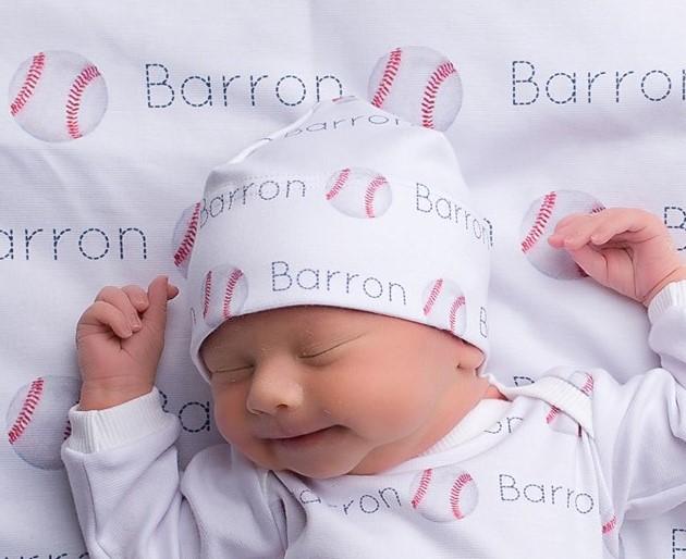personalized baseball hat for baby 
