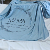 Camden Blue Mommy Blanket