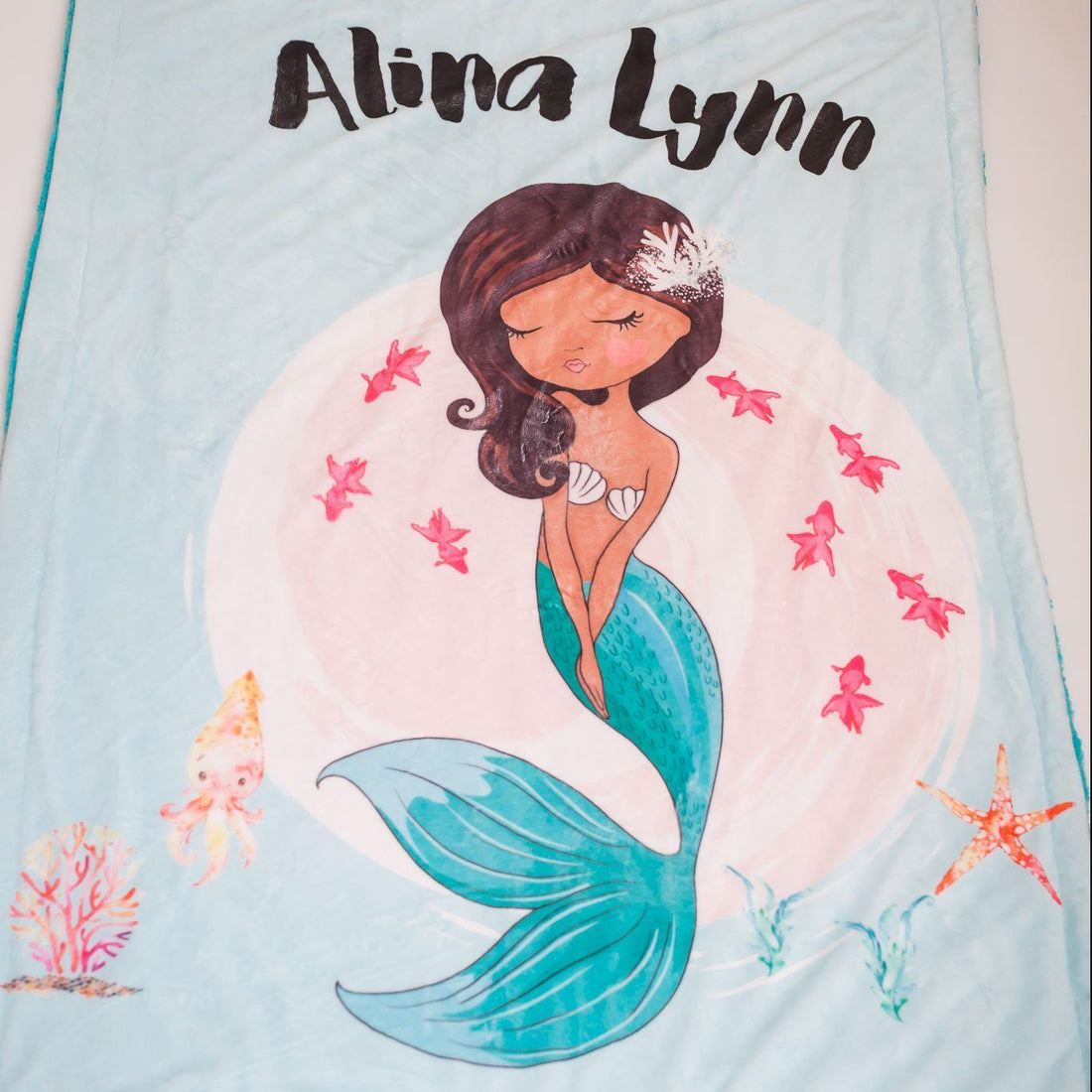 mermaid blanket for little girl