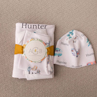 baby boy personalized hat for campers