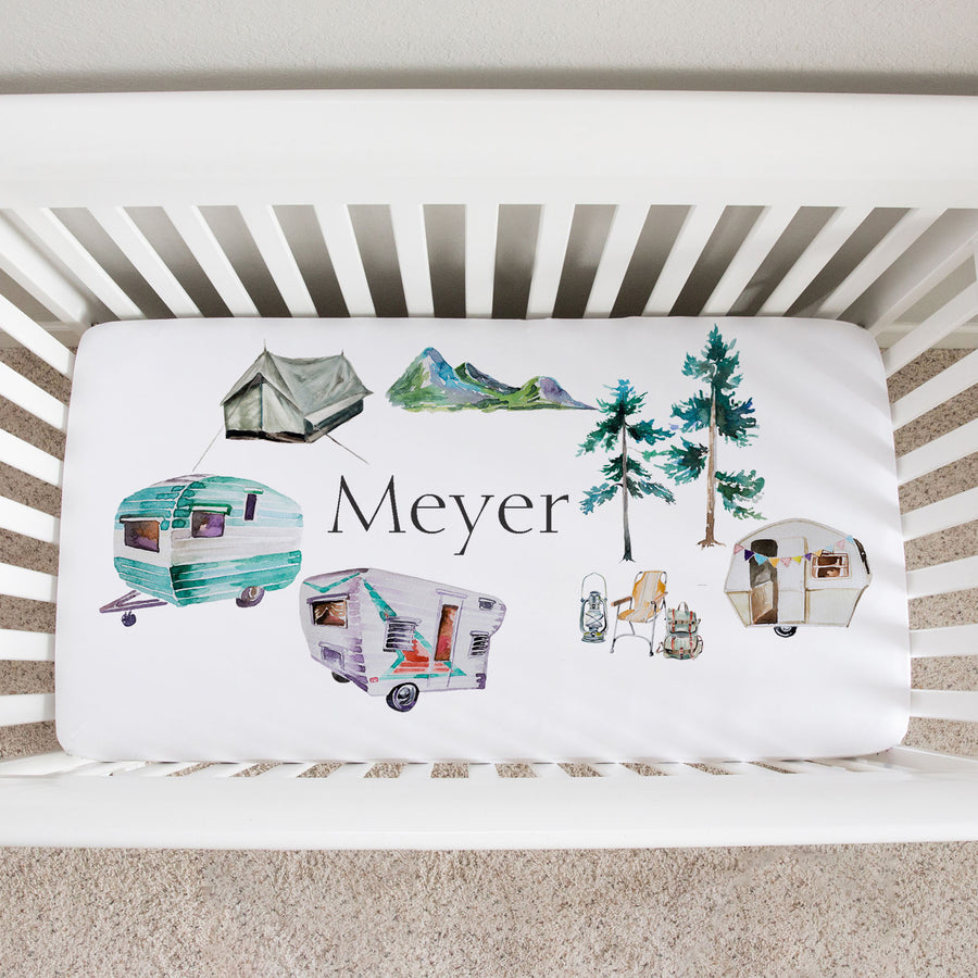Bryce Campersl Personalized Custom Crib Sheet