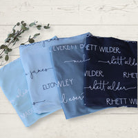 Camden Stretchy Swaddle Navy Blue