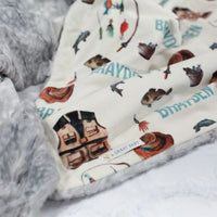 Fishing Buddy Minky Deluxe Throw