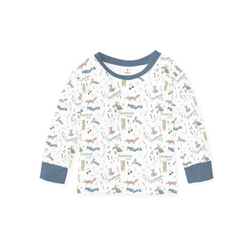 Forest Play Pajamas - Short or Long Sleeve (3 months to kids 14)