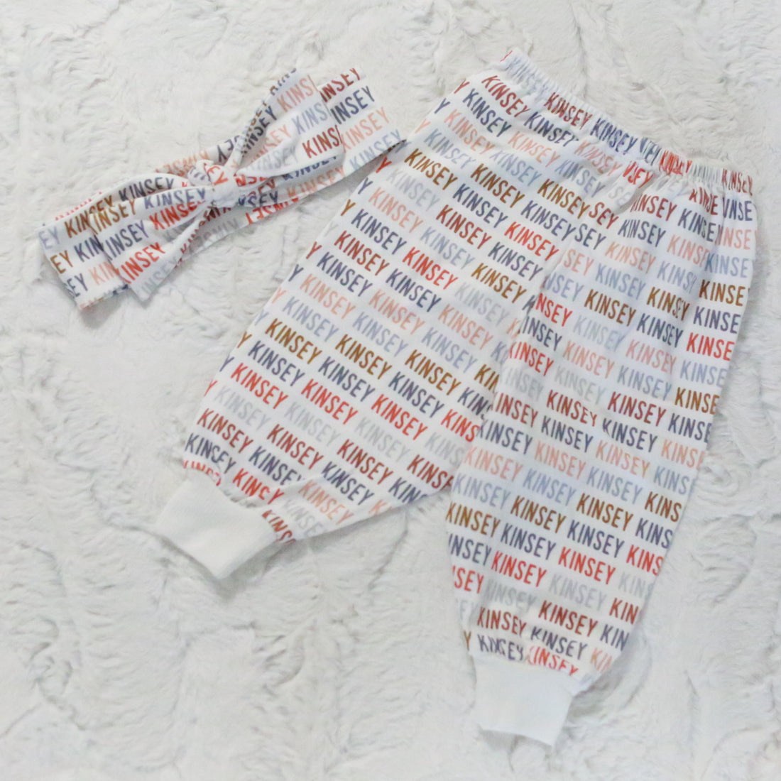 Oopsy - Kinsey Leggings AND Headband (size 0-3 months)