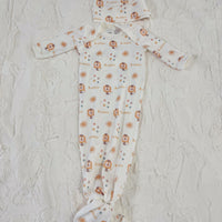 Lion Baby Knotted Gown