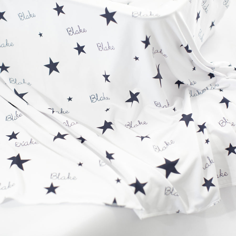 Patriotic Stars Stretchy Swaddle