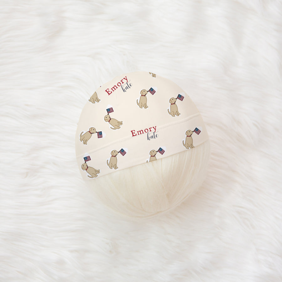 Patriotic Puppy Keepsake Blankie