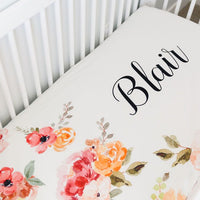 Patti's Fall Floral Crib Sheet
