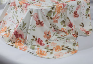 Patti's Fall Floral Keepsake Blankie