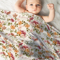 Patti's Fall Floral Stretchy Swaddle