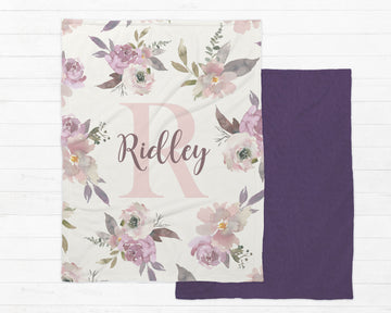 Plum Perfect Minky Deluxe Throw