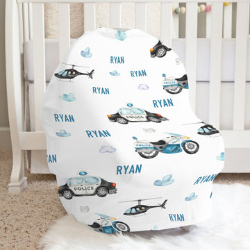 Police Hero Car Seat Cover