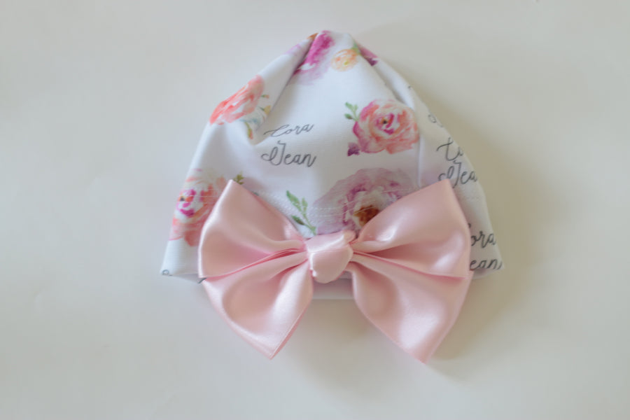 Pretty Peony Hat or Headband