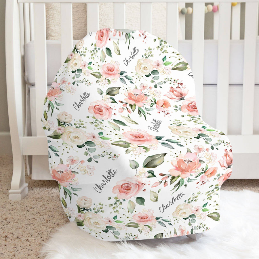 Rosie Posie Car Seat Cover