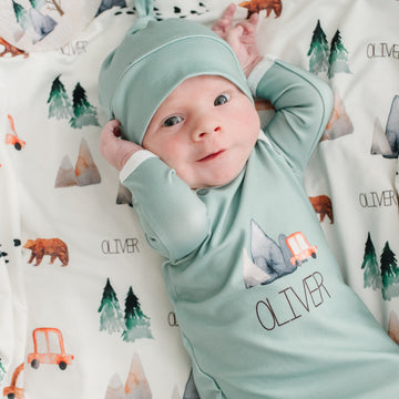 The Great Outdoors Baby Gown
