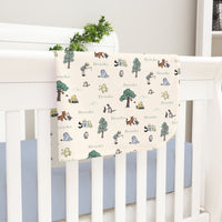 Winnie the Pooh Blanket - Personalized Baby Keepsake Blanket With Satin Trim